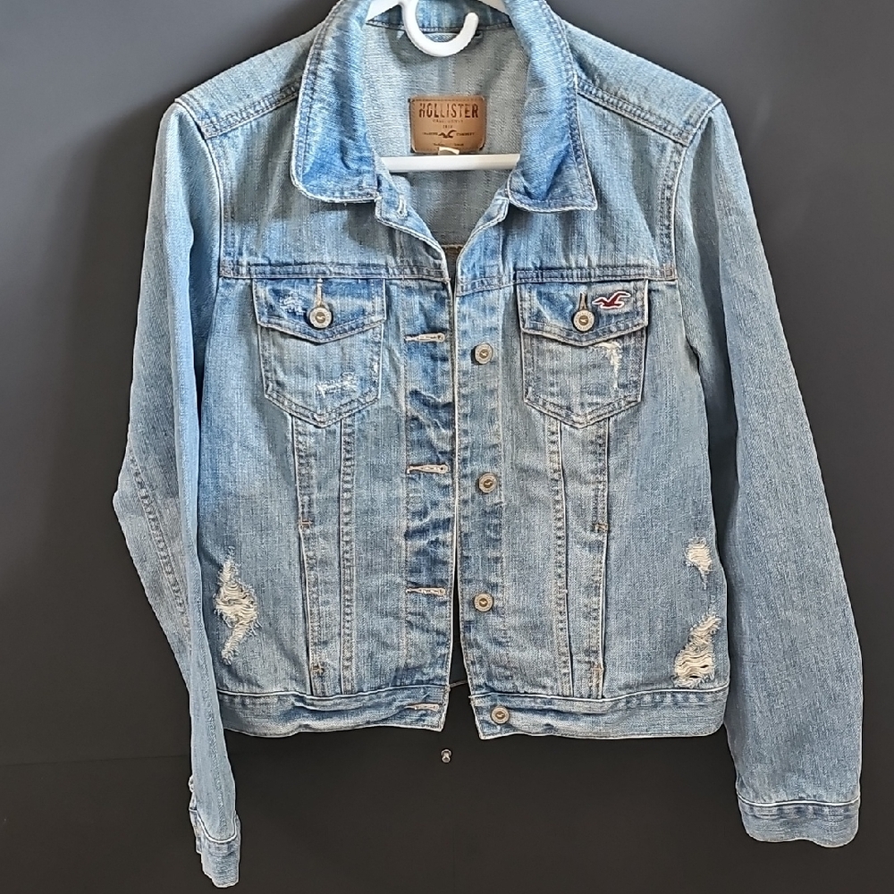 Hollister Faded Blue Denim Jacket